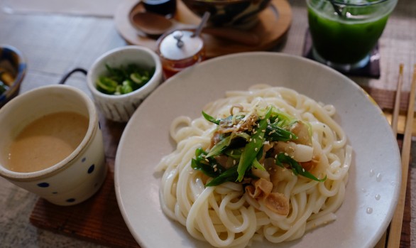 Cold Udon with Sesami Sauce